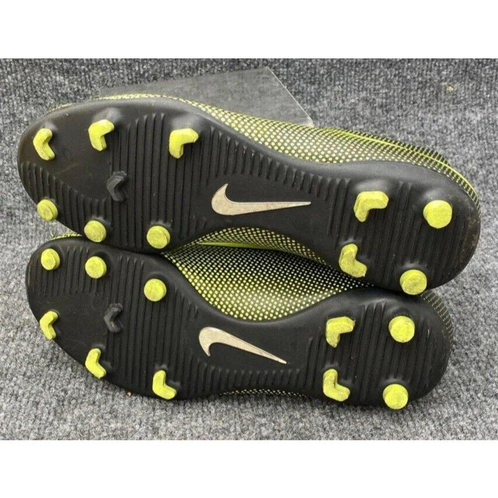 Nike Jr Bravata II FG Soccer Cleats Black Volt Yellow 844442-070 Youth 6Y